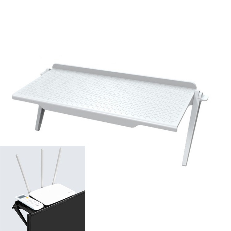 

Creative Multi-functional Storage Rack Computer Monitor Holder, Size:L(White)