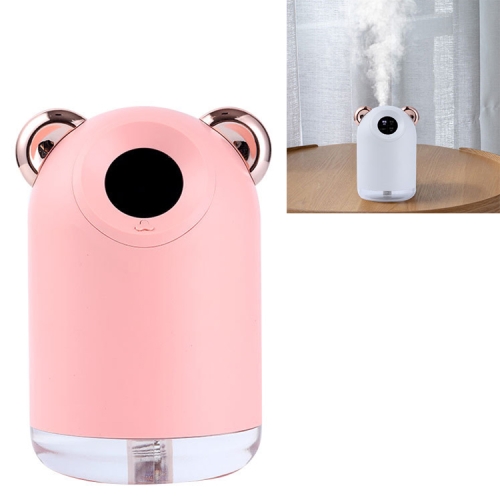 

Cute Pet Dog Humidifier Home Desktop Portable Air Humidifier Ultra-quiet USB Water Replenishment Meter(Pink)