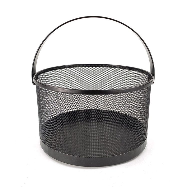 

Portable Wrought Iron Kitchen Sundries Storage Basket Fruit And Vegetable Drain Basket, Specification: Small