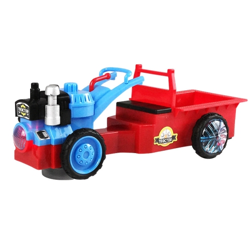 

Children Electric Omni-directional Wheel Tractor Model Toy with Light Music