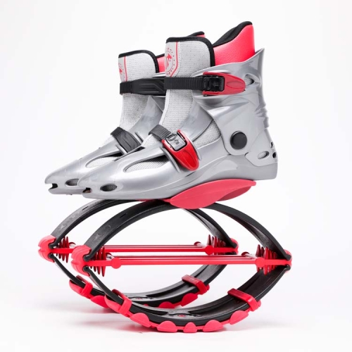 

Jumping Shoes Adult Childrens Spring Shoes Fitness Jumping Shoes, Size:L(Gray Red)