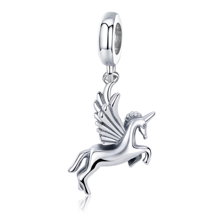 

925 Sterling Silver Unicorn Memory DIY Beaded Accessory Pendant