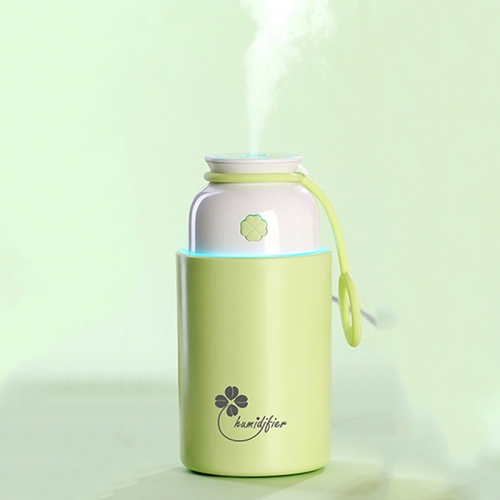 

Clover USB Car Humidifier Household Mute Bedroom Mini Air Conditioner Purifier with Phone Holder Function(Fresh Green)