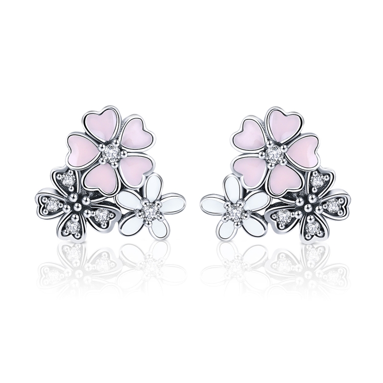 

Daisy Flower Sterling Silver Earrings Temperament Female Earrings