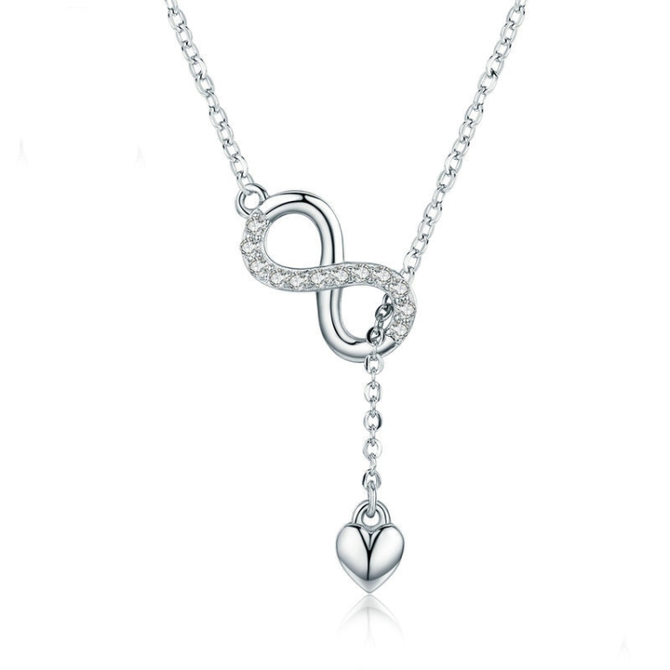 

Charm S925 Sterling Silver Lady Necklace