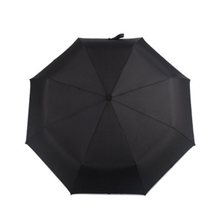 

Umbrella Smart Black Technology Multifunctional Creative Automatic Folding Umbrella with LED Light Reflector(Black)