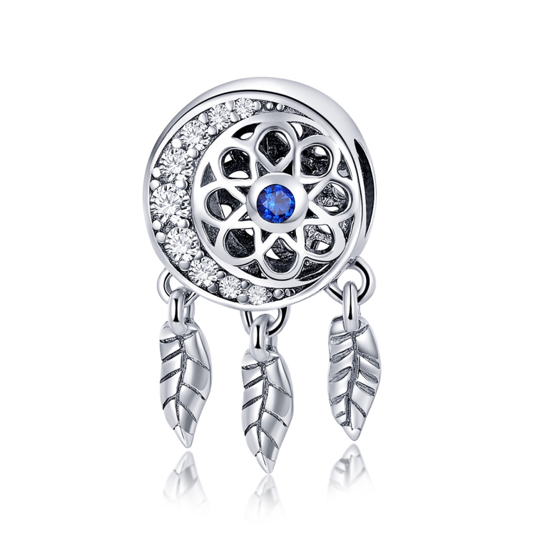 

S925 Sterling Silver Hollow Pattern Bead Accessories DIY Beaded Bracelet Accessories