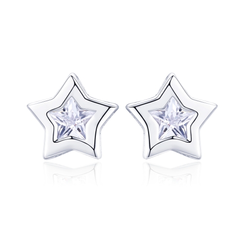 

DIY Star Earrings S925 Sterling Silver Earrings