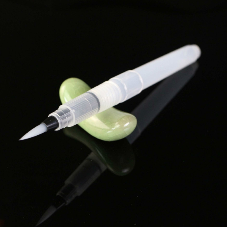 

10 PCS Medium Pointed Soft Brush Solid Watercolor Painting Fountain Pen Nylon Water Storage Pen