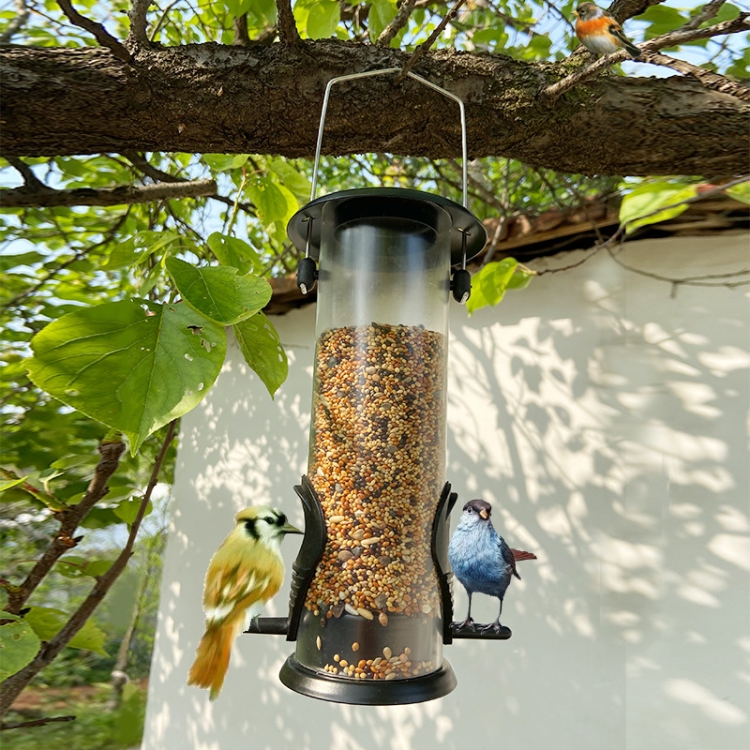 

2 PCS Outdoor Bird Feeder Hanging Automatic Bird Feeder