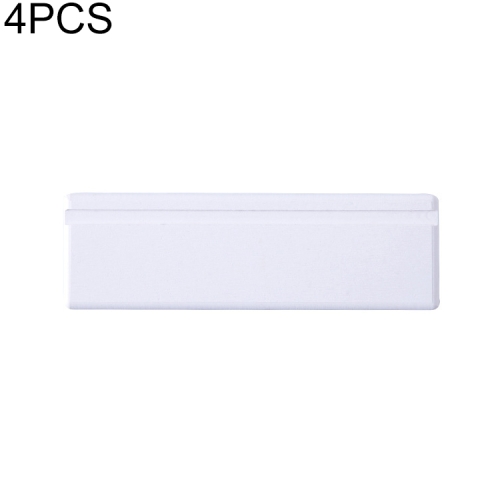 

4 PCS Diatom Mud Wash Station Waterproof Pad Toilet Toothbrush Rack Absorbent Pad, Style:White