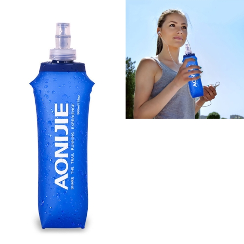 

AONIJIE Foldable Sports Outdoor Water Bottle Bag Soft Water Bag, Capacity:500ML