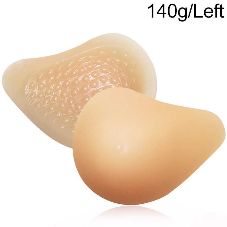 

Concave Bottom Particle Massage Prosthetic Breast Silicone Fake Breast After Breast Surgery, Specification:KVS2, Style:Left