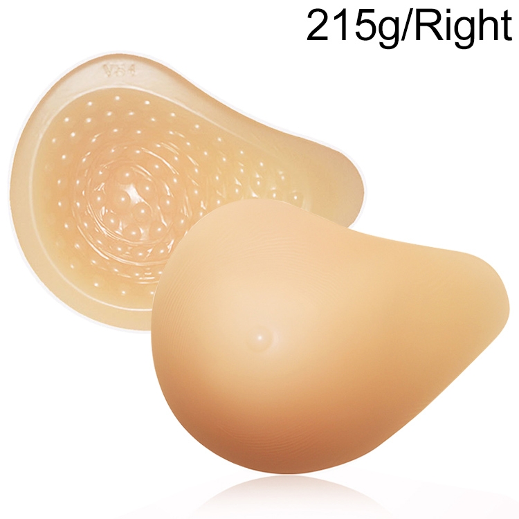 

Concave Bottom Particle Massage Prosthetic Breast Silicone Fake Breast After Breast Surgery, Specification:KVS4, Style:Right
