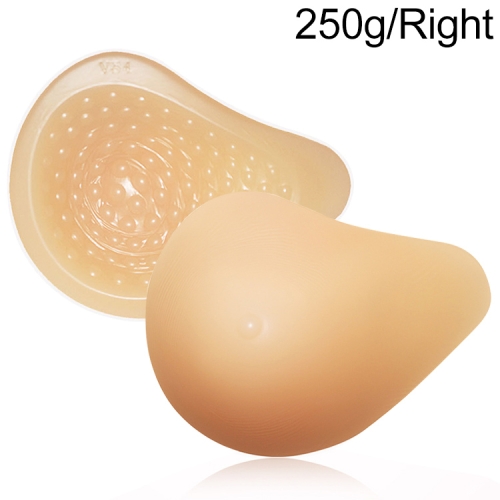 

Concave Bottom Particle Massage Prosthetic Breast Silicone Fake Breast After Breast Surgery, Specification:KVS5, Style:Right