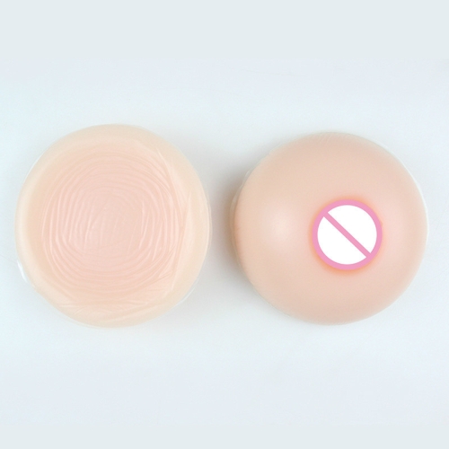 

2 PCS Round Men Pseudo-girl Silicone Fake Breasts Cross-dressing Breast Implants, Size:500g(Flesh-colored)
