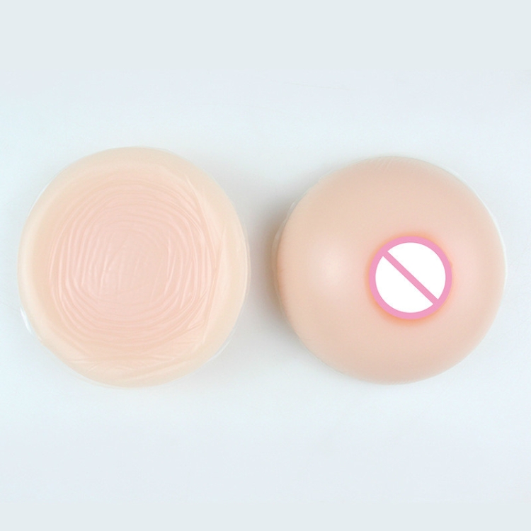 

2 PCS Round Men Pseudo-girl Silicone Fake Breasts Cross-dressing Breast Implants, Size:1000g(Flesh-colored)