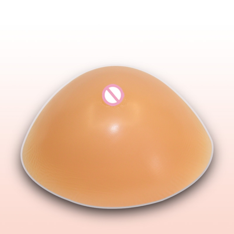 

Triangular Concave Bottom Silicone Prosthesis Breast Postoperative Compensatory Breast, Size:450g(Complexion)