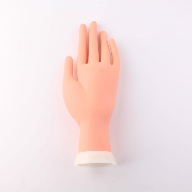 

Manicure Practice Artificial Hand Model Simulated Hand Display Model, Style:Not Bendable