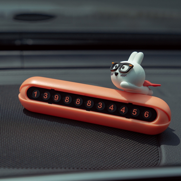 

Creative Hidden Car Temporary Stop Sign Cartoon Car Decoration(Rabbit)