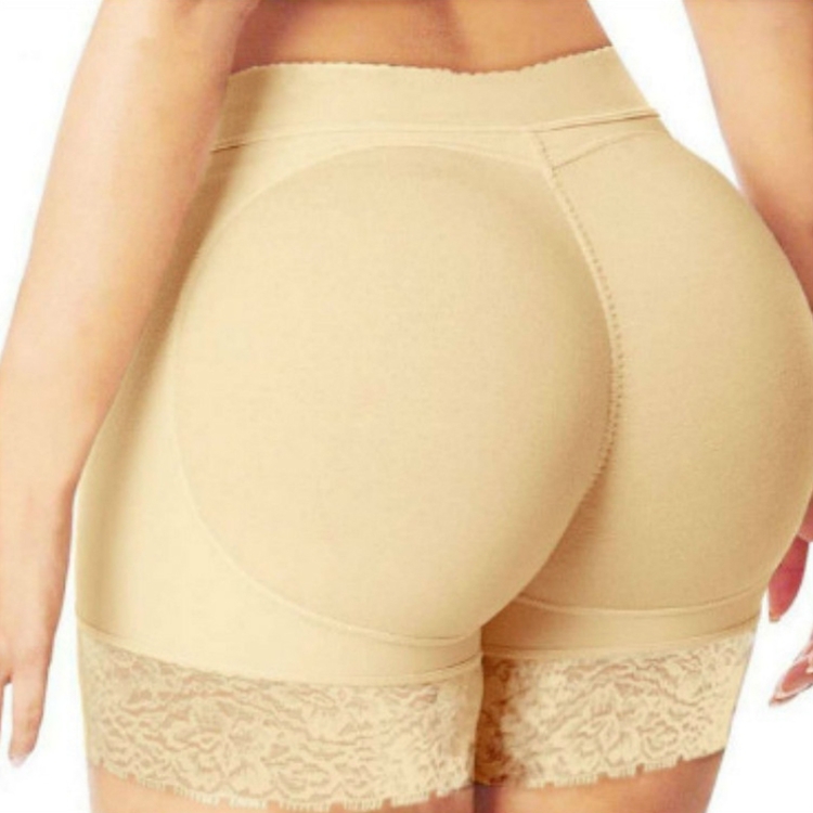 

Beautiful Buttocks Fake Butt Lifting Panties Buttocks Lace Shaping Pants, Size: S(Complexion)