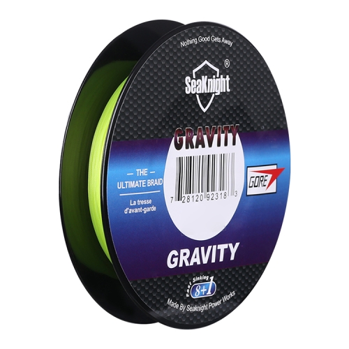 

Seaknight GRAVITY 300M Fishing Line Strength Submerged Line Anti-bite and Wear-resistant Braided Line, Line number: 8.0, Color:Yellow