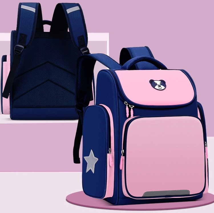 

Cute Cartoon Breathable Wearable Backpack for Boys and Girls, Size:Large 40x29x18cm(Pink)