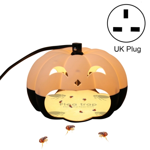 

Pet Household Pumpkin-shaped Flea Trap Moth and Insect Trap Lamp, Plug Type:UK Plug