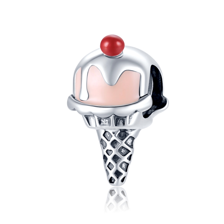 

S925 Sterling Silver Sweet Ice Cream Beads DIY Bracelet Accessory