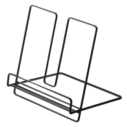 

Desktop Folding Bookshelf Home Music Stand Phone Tablet Stand(Black)