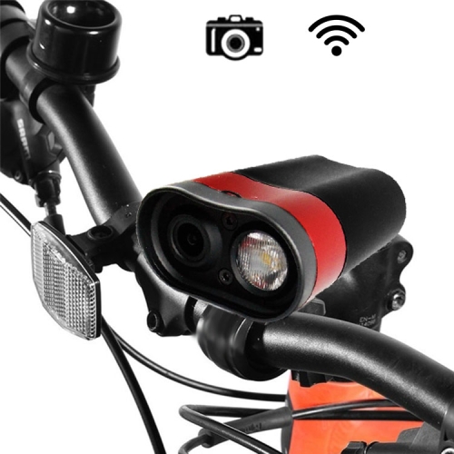 

1080P WIFI Camera + Front Light Bicycle Light Recorder