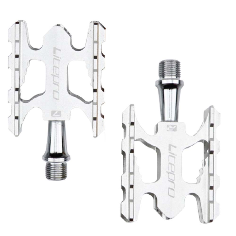 

Litepro Ultralight Folding Bike Pedal K3 Bicycle Pedal, Color:Silver