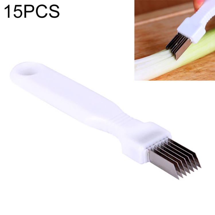 

15 PCS Kitchen shredded green onion tools vegetable cutter & shredder knife