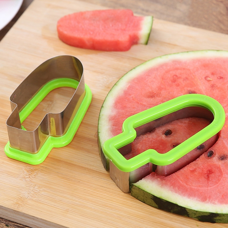 

6 PCS Simple Watermelon Dicing Device Popsicle Shape Mold Watermelon Slice Model Random Color Delivery
