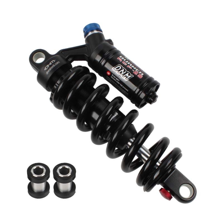 

DNM RCP2S Mountain Bike Oil Spring Rear Shock Absorber Soft Tail Frame Rear Bladder, Size:200mm(With 24mm Bushing)