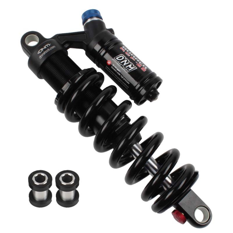 

DNM RCP2S Mountain Bike Oil Spring Rear Shock Absorber Soft Tail Frame Rear Bladder, Size:220mm(With 24mm Bushing)