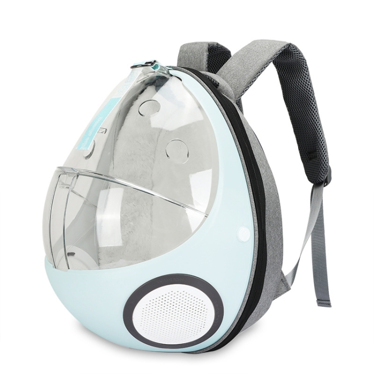 

Pet Transparent Space Capsule Dog Carrying Bag(Blue)