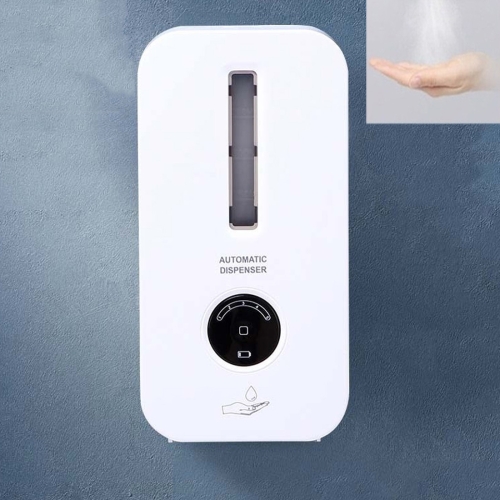 

1000ml Automatic Induction Alcohol Disinfection Soap Dispenser 5 Levels Adjustable Wall-mounted Soap Dispenser, Specification: Spray Head