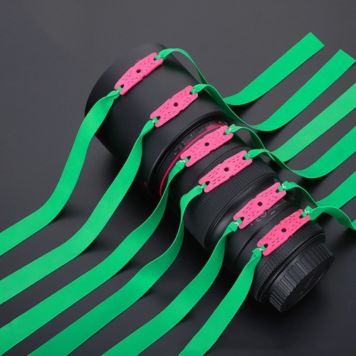 

10 PCS Long Pull Model Prey Flat Rubber Band Special Saspi Slingshot Accessories, Color:Thickness 0.6mm Green