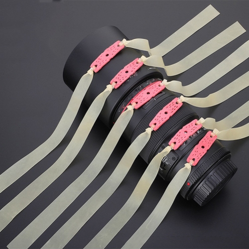 

10 PCS Long Pull Model Prey Flat Rubber Band Special Saspi Slingshot Accessories, Color:Thickness 0.65mm Plain Color