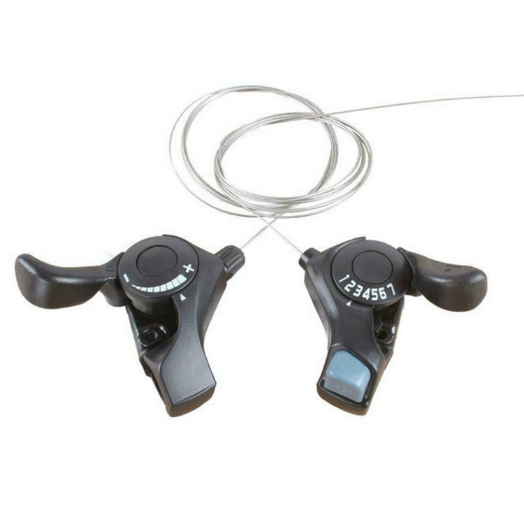 

2 Pairs TX30-7 Mountain Bike Split Finger Dial 21 Speed Transmission Bicycle Accessories