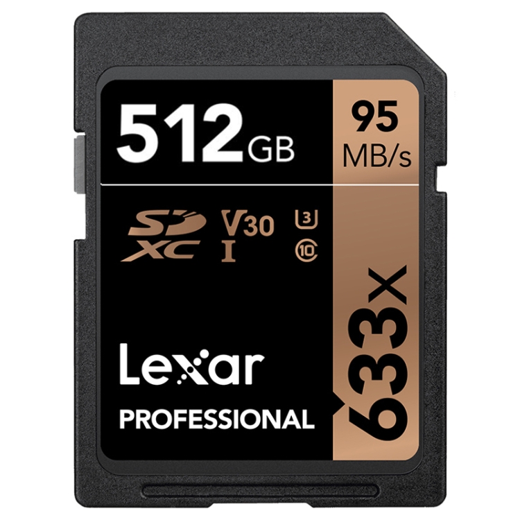 

Lexar SD-633X High Speed SD Card SLR Camera Memory Card, Capacity: 512GB