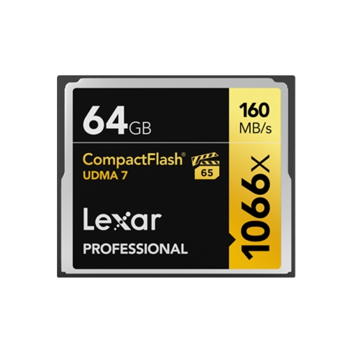 

Lexar 1066X CF Card Camera SLR Camera High-speed Memory Card, Capacity: 64GB