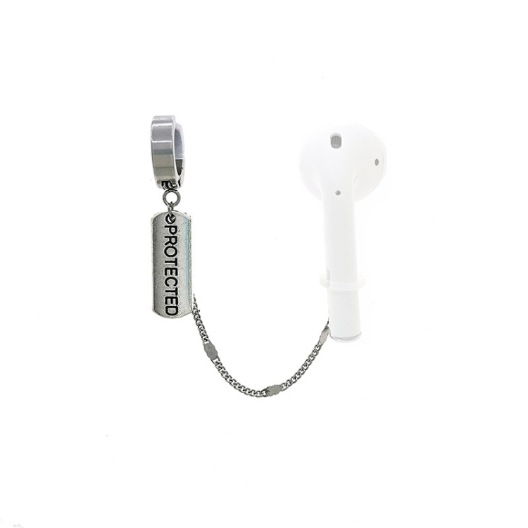 

8 PCS Earphones Anti-lost Universal Earrings Non-pierced Ear Clips Titanium Steel Sports Ear Buckles, Style:HYE200426