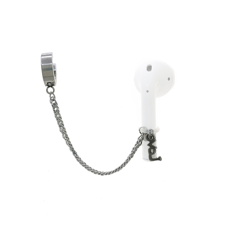 

8 PCS Earphones Anti-lost Universal Earrings Non-pierced Ear Clips Titanium Steel Sports Ear Buckles, Style:HYE200430