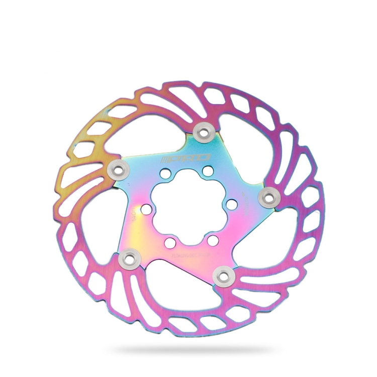 

IIIPRO Floating Disc Road Mountain Bike Six Nail Disc Brake Disc, Size:140mm(Colorful)