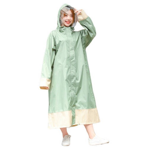 

Adult Raincoat Outdoor Travel Long Trekking Bicycle Poncho Can Prevent Heavy Rain, Size: Free Size(Green)