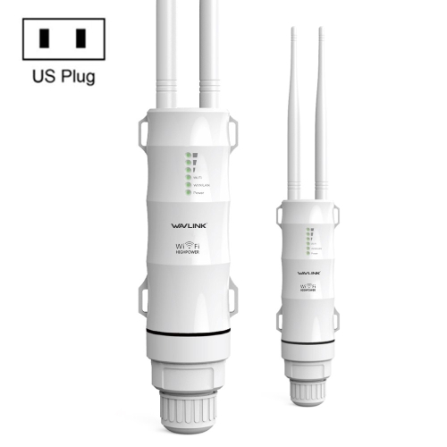 

WAVLINK AC600 AP 2.4G/5G Dual Frequency Outdoor High Power Repeater, Pulg Type:US Plug