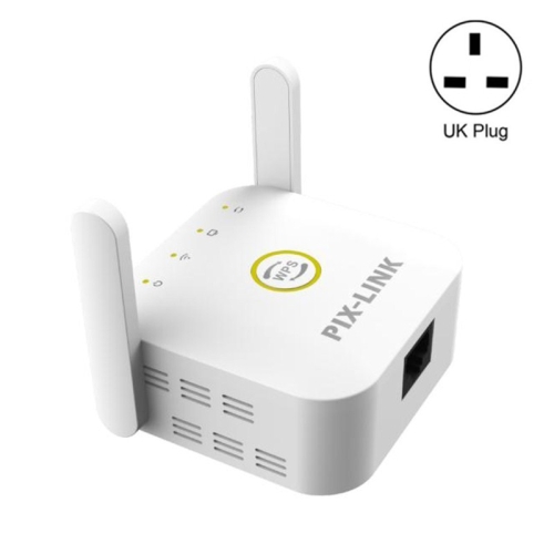 

PIX-LINK WR22 300Mbps Wifi Wireless Signal Amplification Enhancement Extender, Plug Type:UK Plug(White)