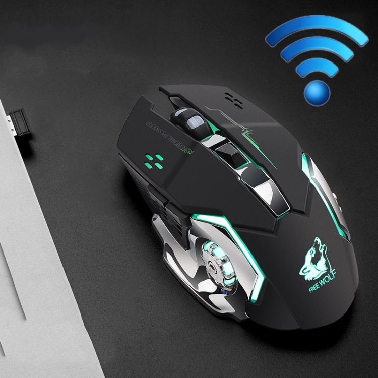 FREEDOM-WOLF X8 2400 DPI 6 Keys 2.4G Wireless Charging Silent Luminous Gaming Mechanical Mouse(Black )
FREEDOM-WOLF X8 2400 DPI 6 Keys 2.4G Wireless Charging Silent Luminous Gaming Mechanical Mouse(Black )